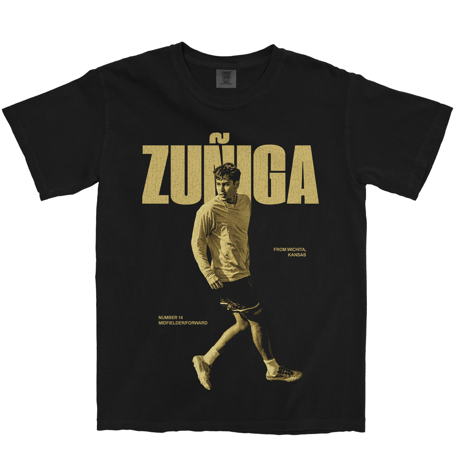 DOMINIC ZUNIGA VINTAGE BLACK TEE