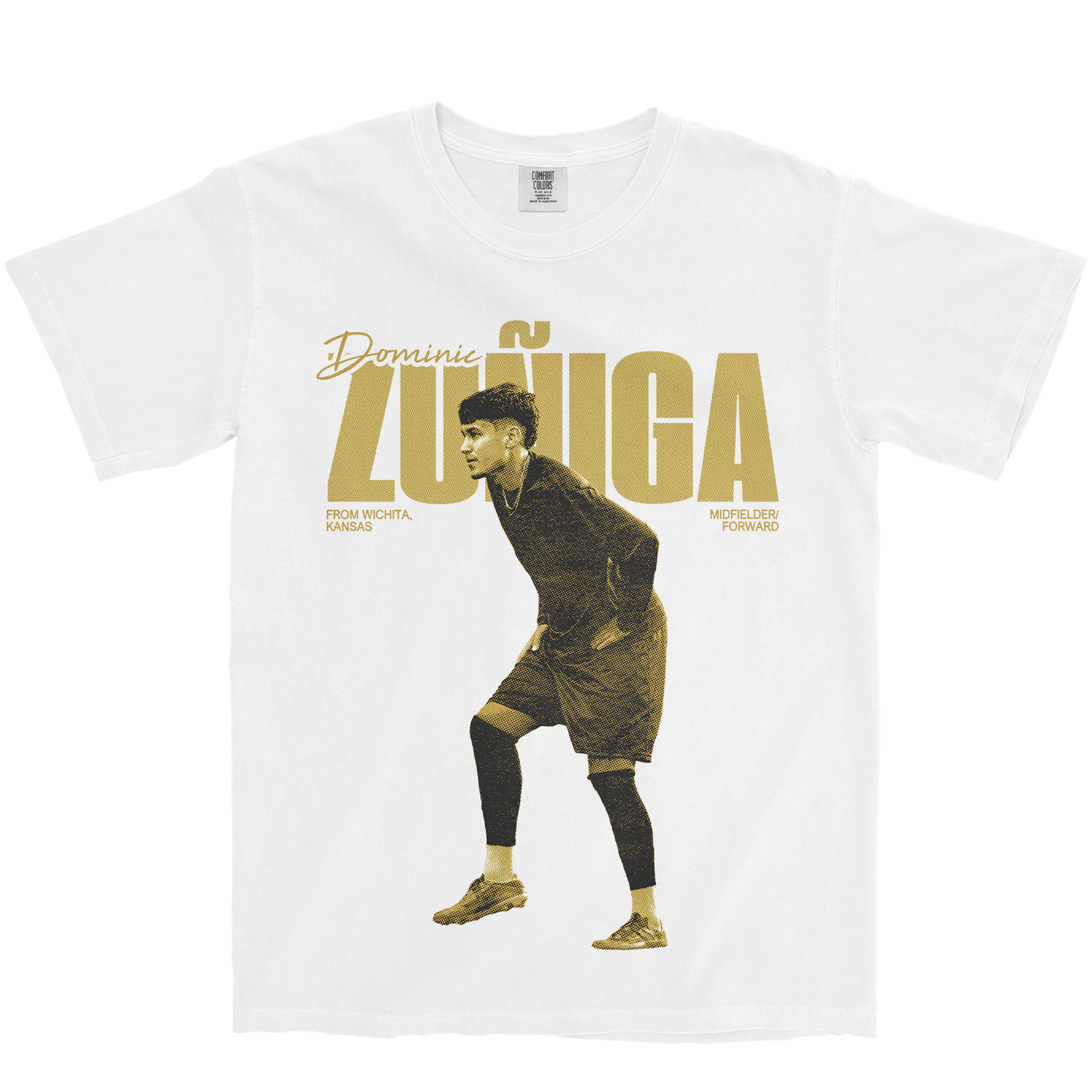 DOMINIC ZUNIGA VINTAGE WHITE TEE