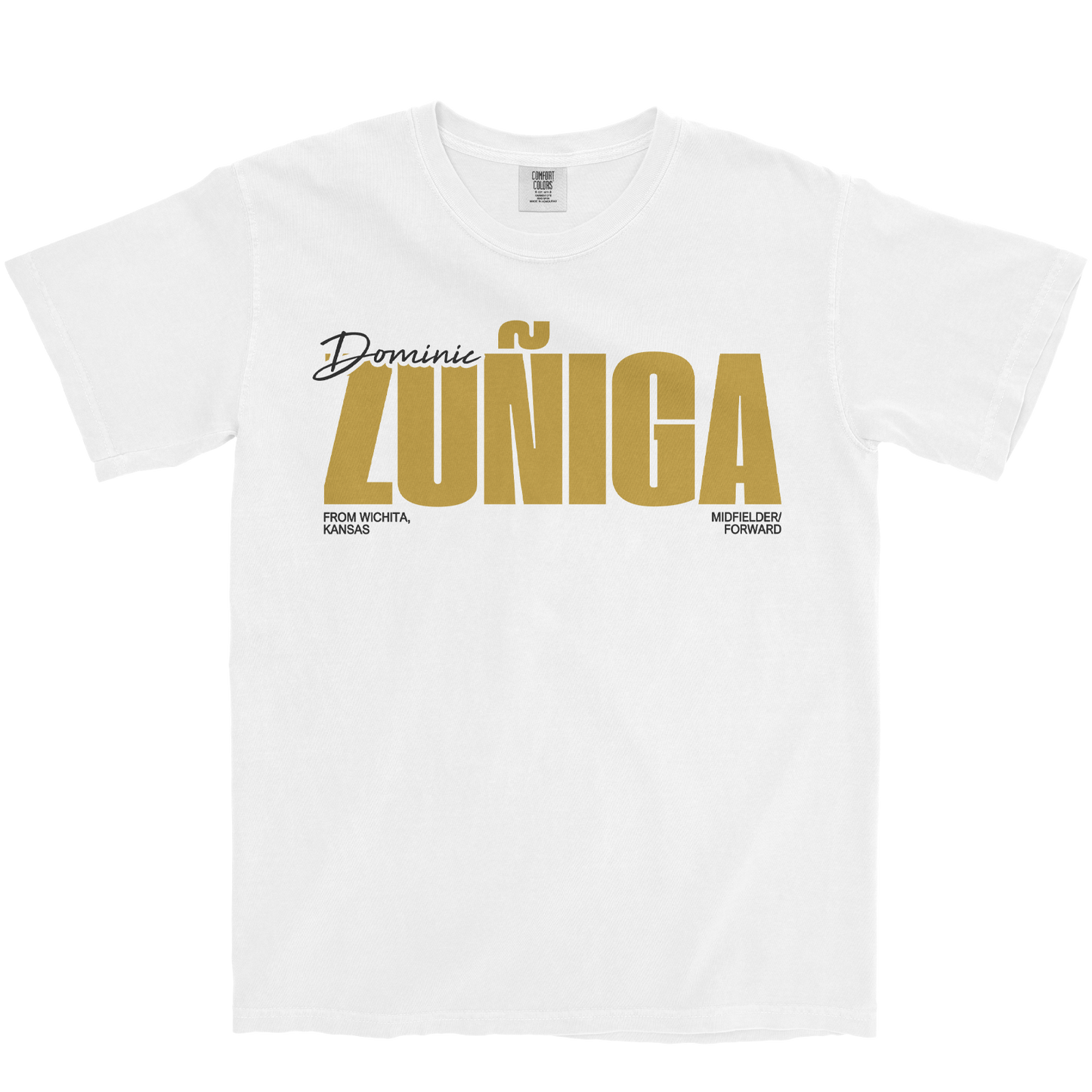 DOMINIC ZUNIGA CLASSIC WHITE TEE
