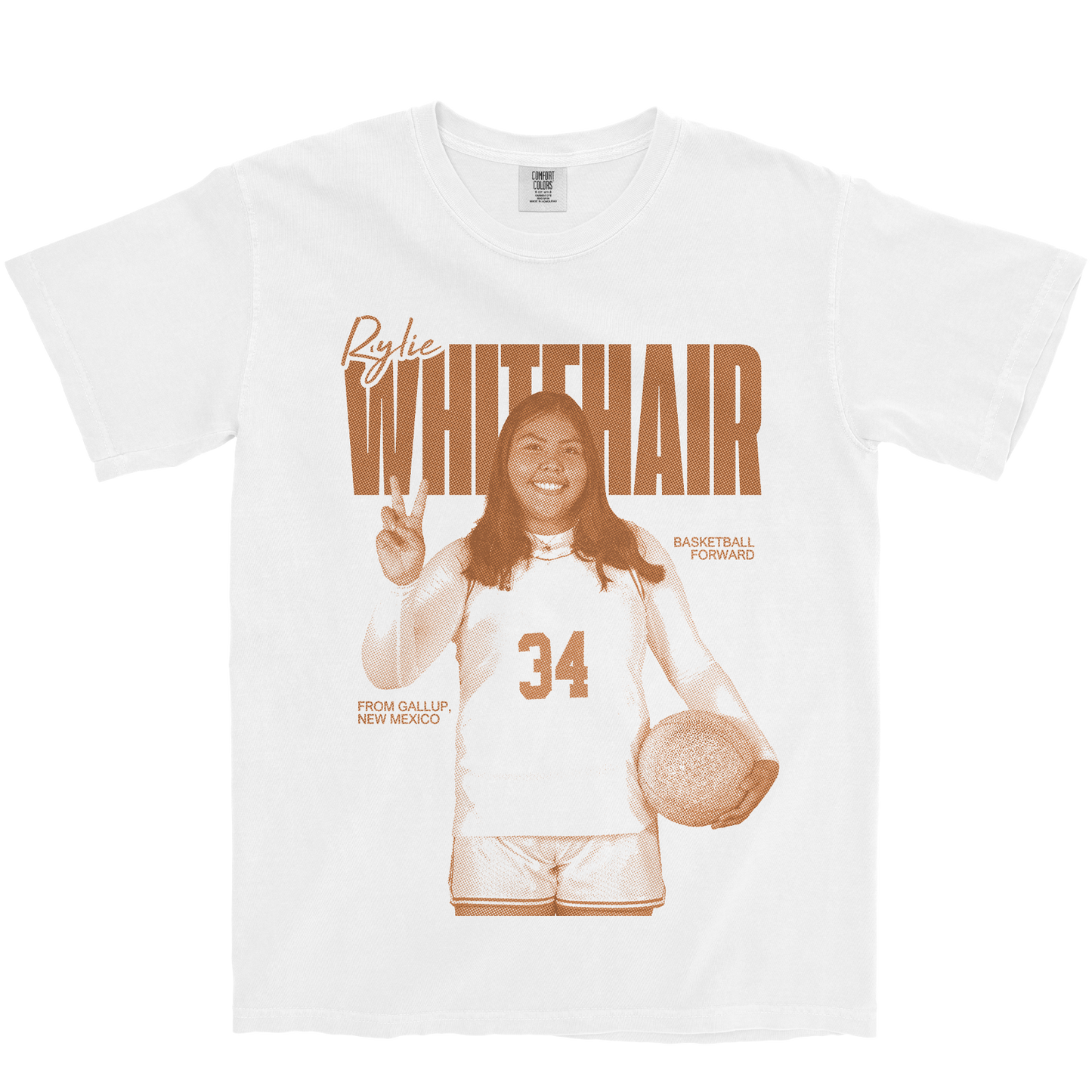 RYLIE WHITEHAIR VINTAGE WHITE TEE