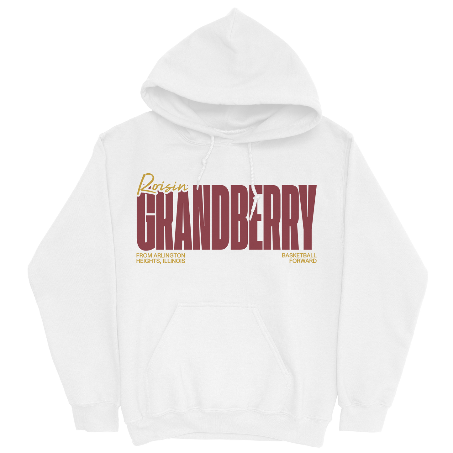 ROISIN GRANDBERRY CLASSIC WHITE HOODIE