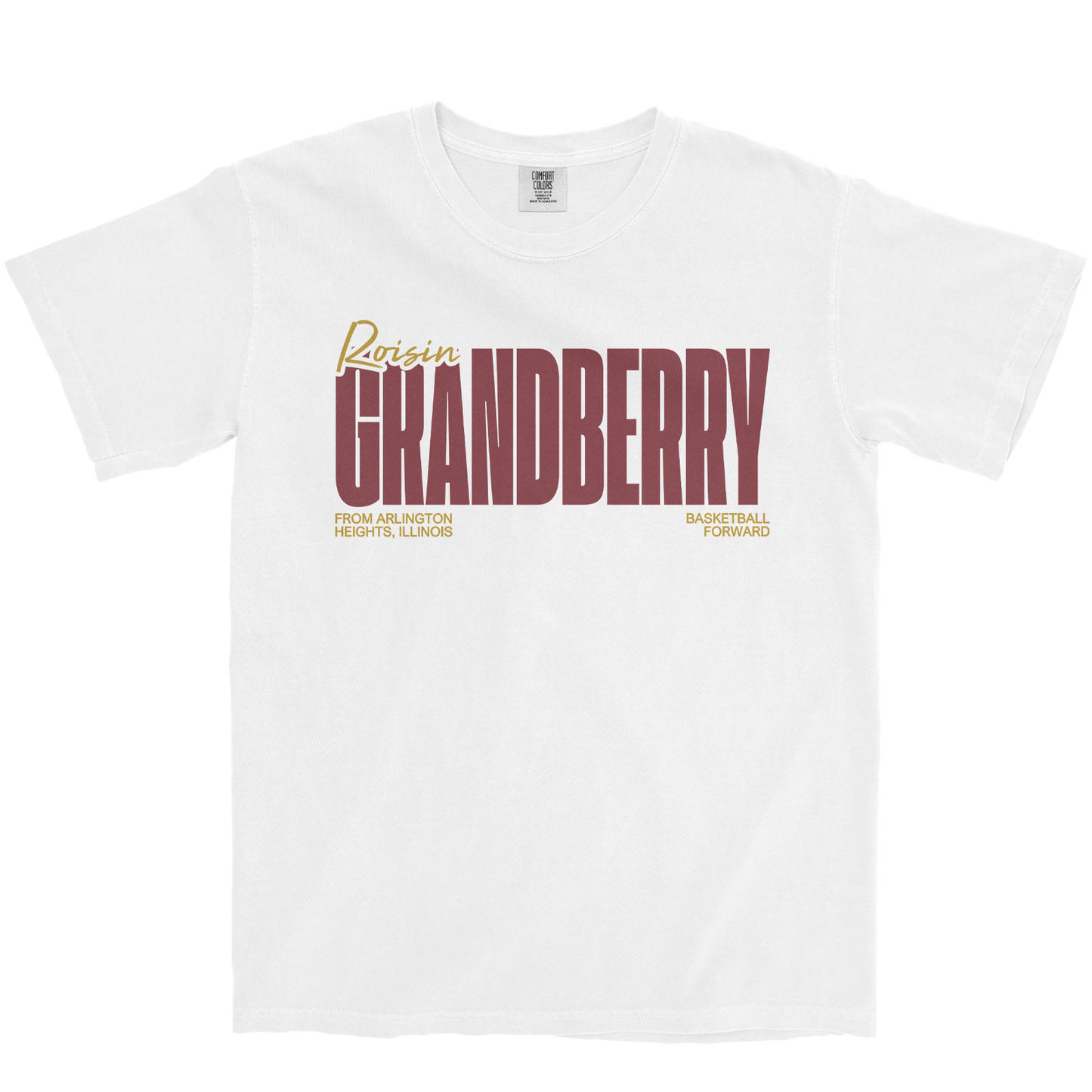 ROISIN GRANDBERRY CLASSIC WHITE TEE