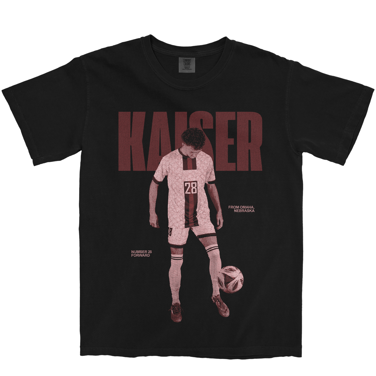 AUSTIN KAISER VINTAGE BLACK TEE