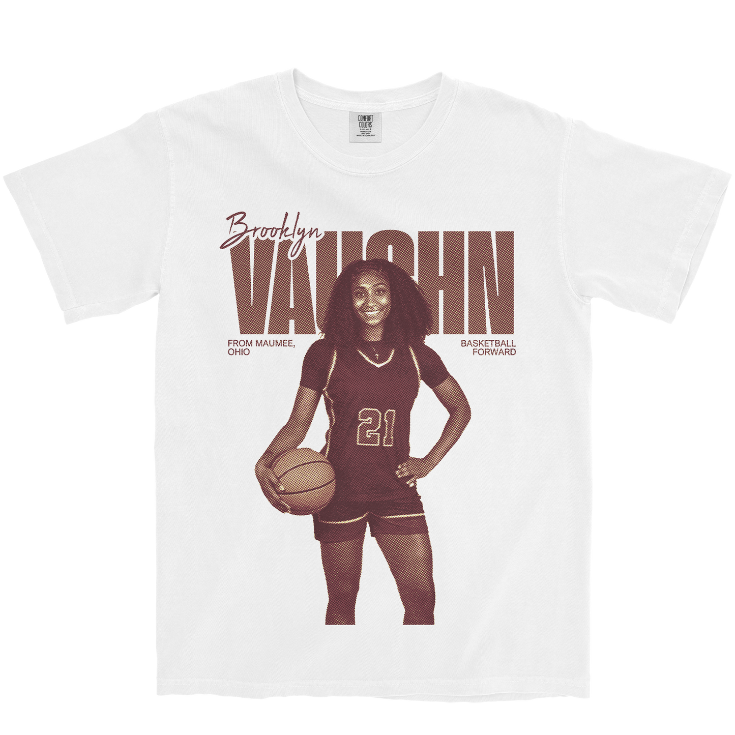 BROOKLYN VAUGHN VINTAGE WHITE TEE