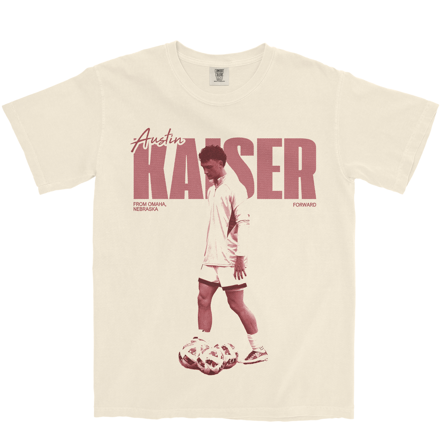 AUSTIN KAISER VINTAGE IVORY TEE