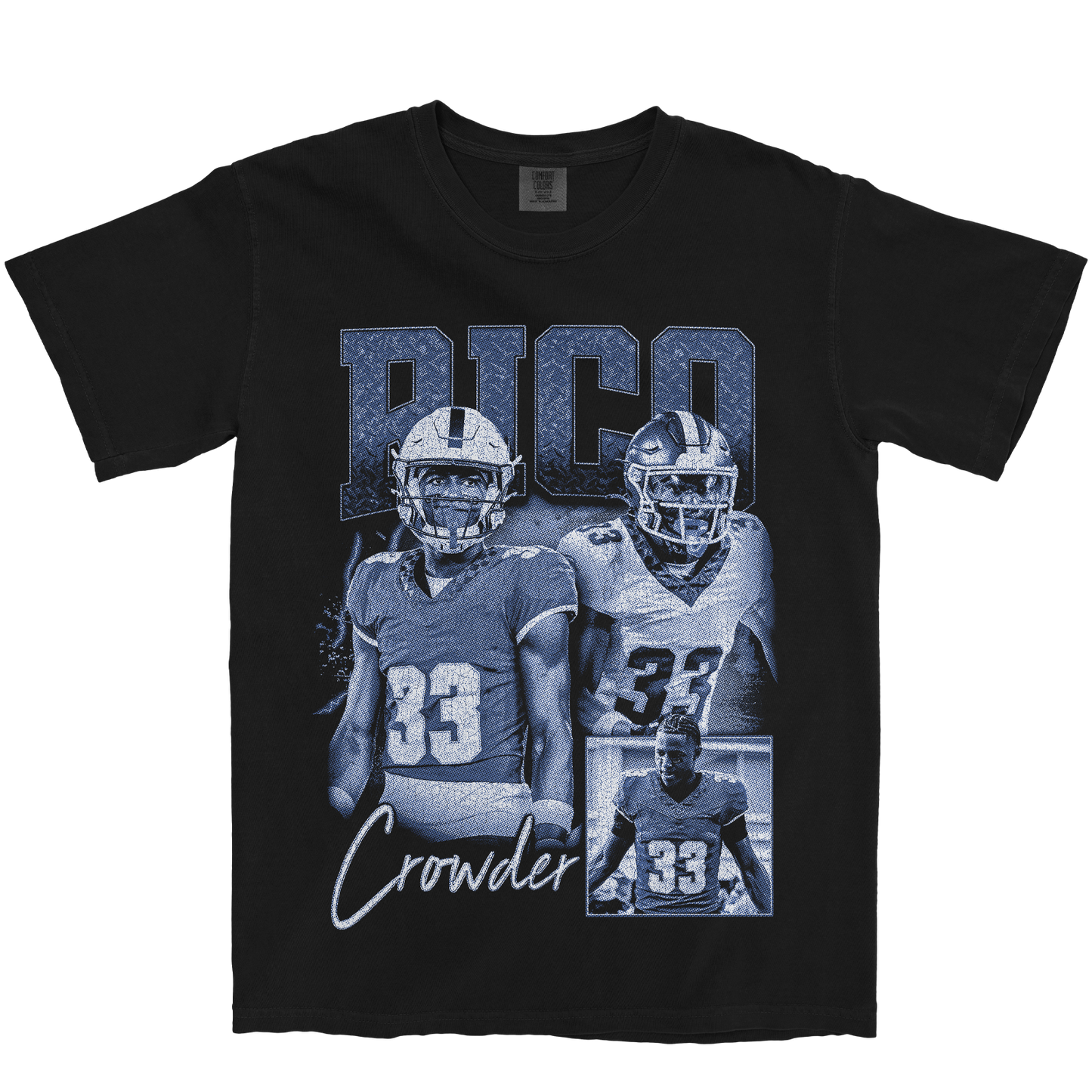 RICO CROWDER GRAPHIC BLACK TEE
