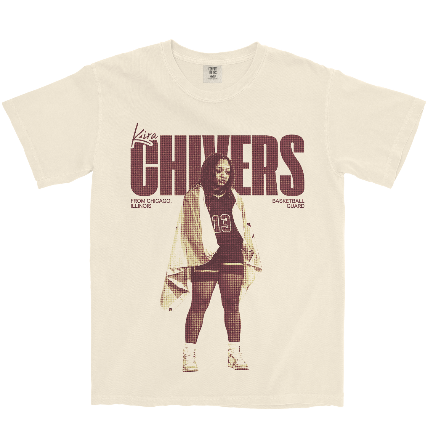 KIRA CHIVERS VINTAGE IVORY TEE