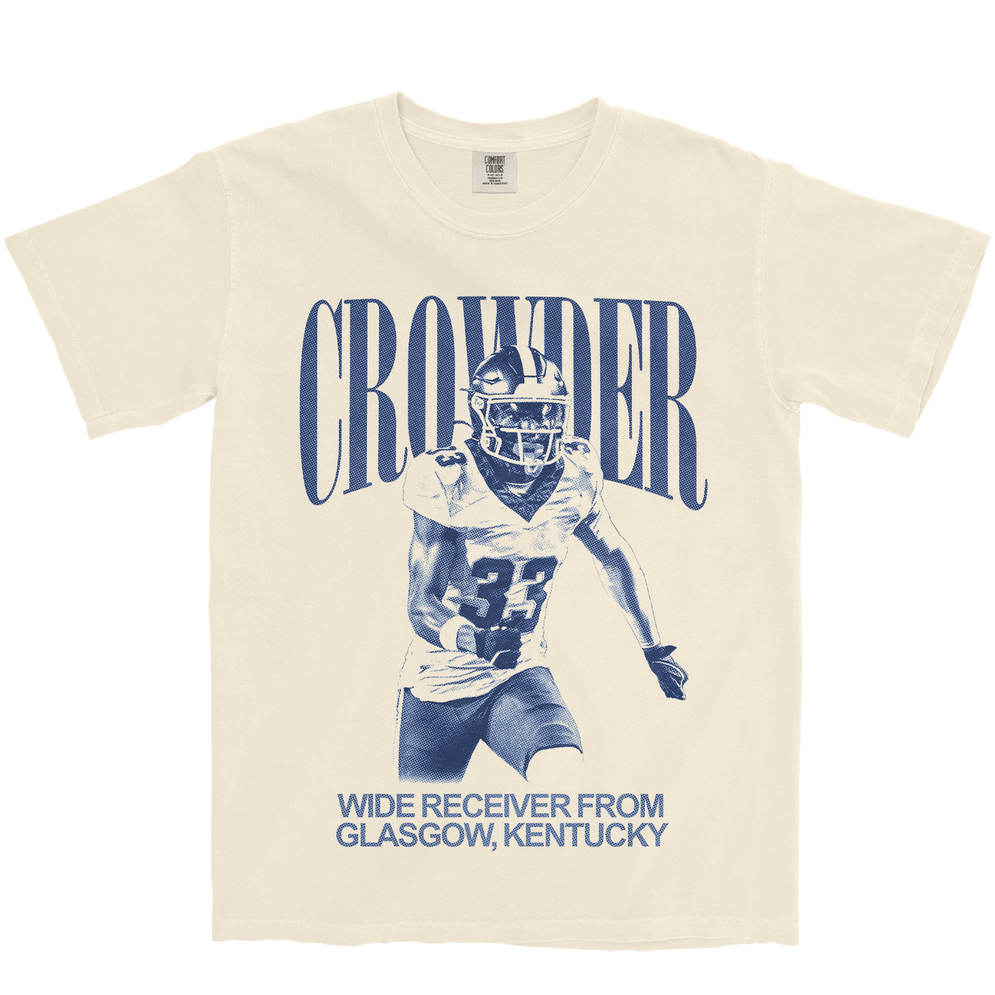 RICO CROWDER VINTAGE IVORY TEE