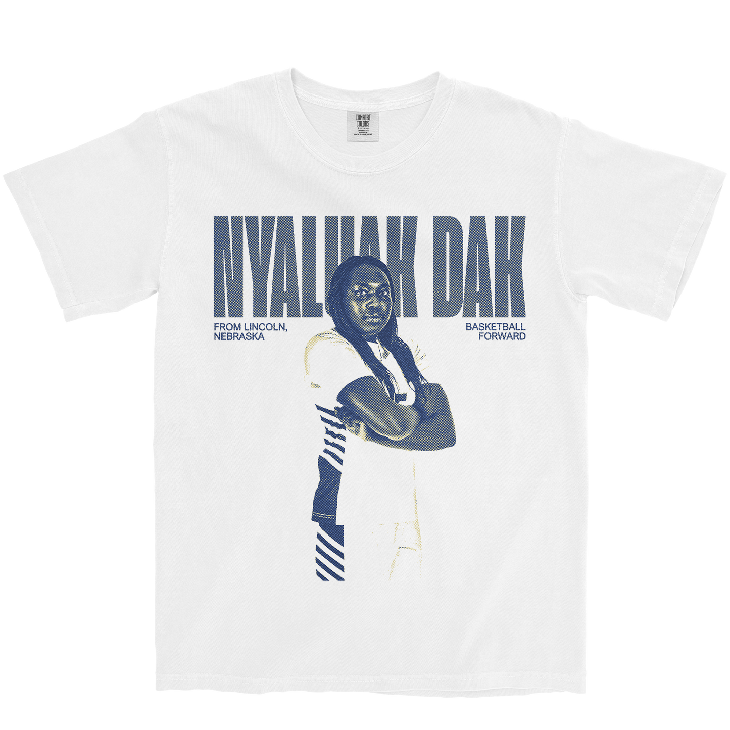 NYALUAK DAK VINTAGE WHITE TEE
