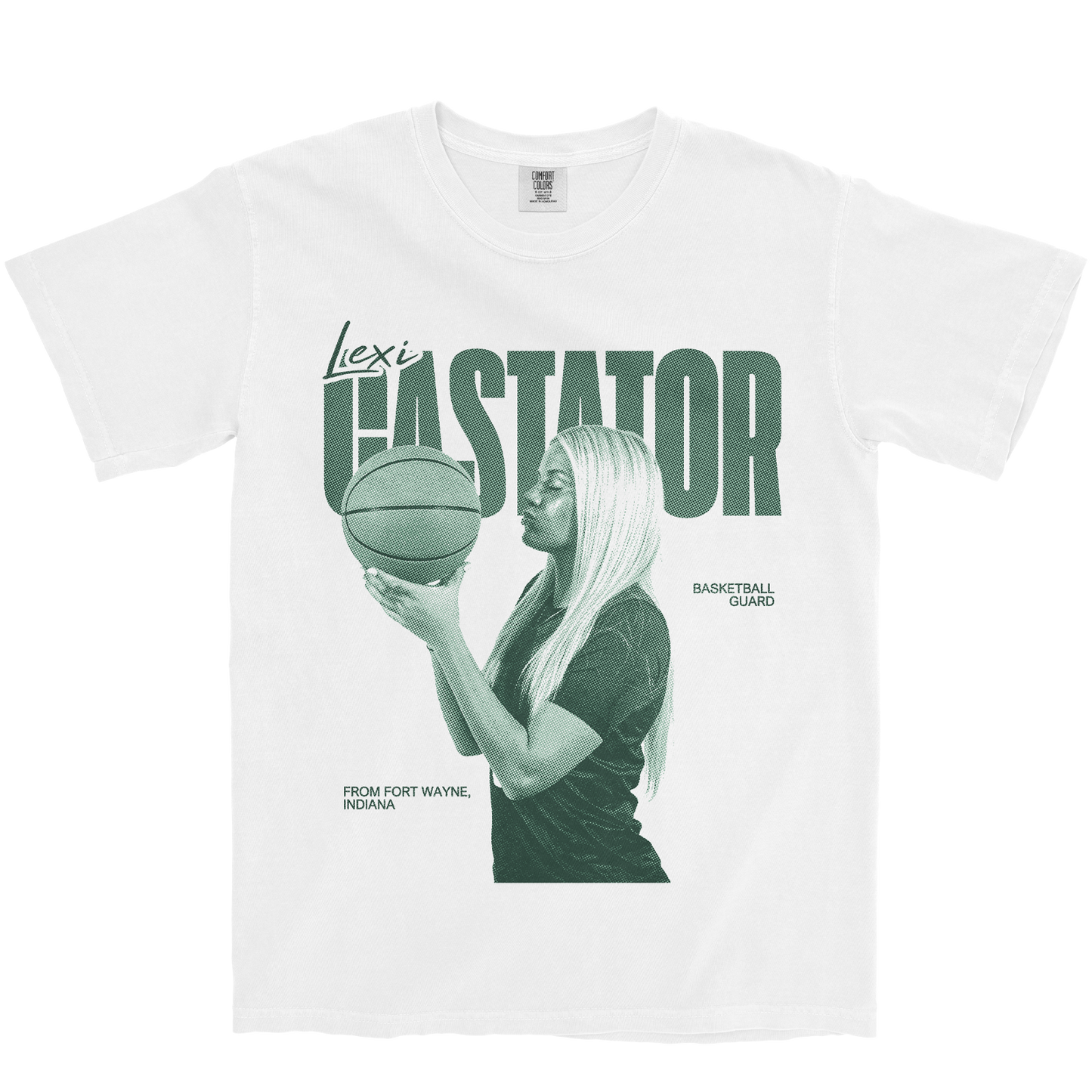LEXI CASTATOR VINTAGE WHITE TEE