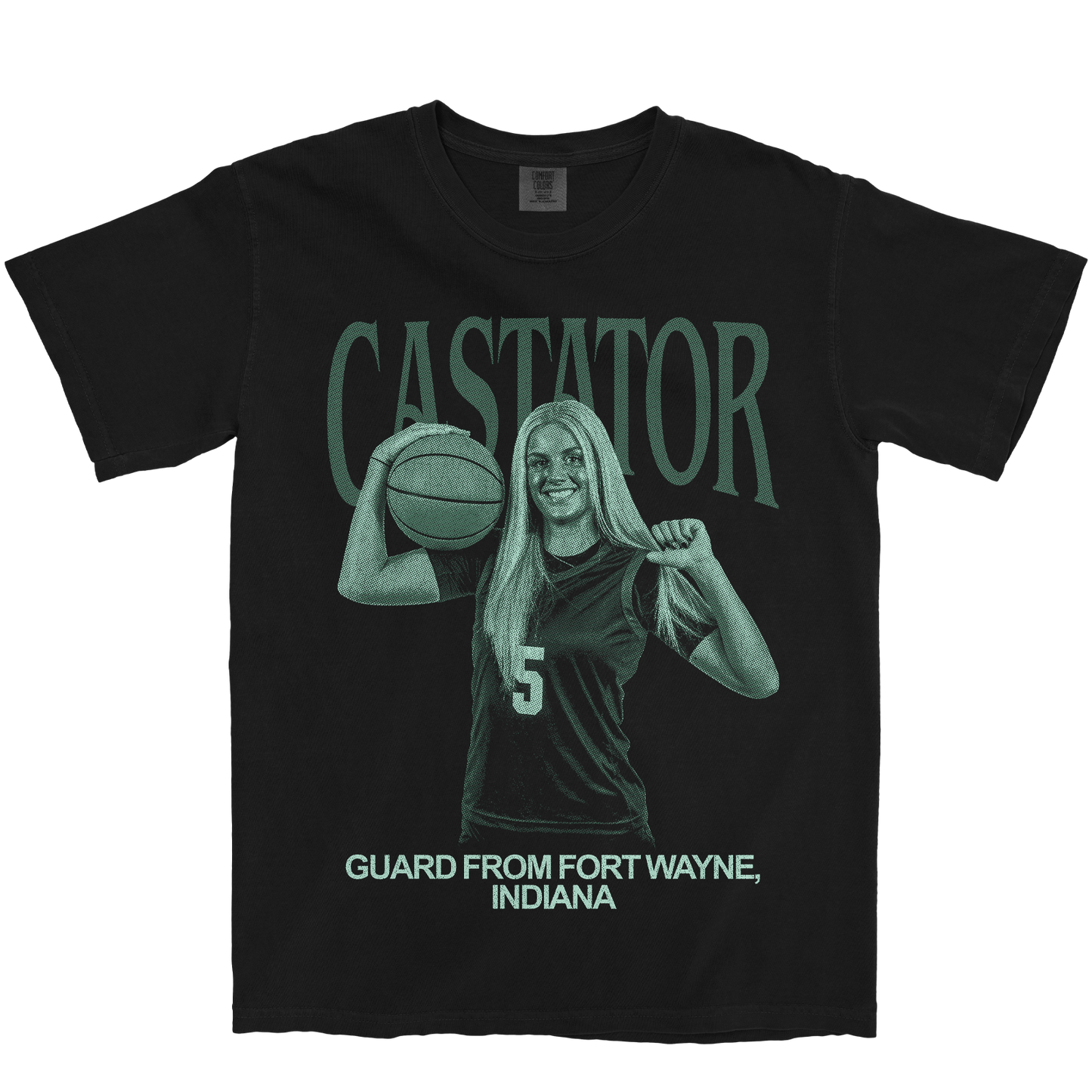 LEXI CASTATOR VINTAGE BLACK TEE