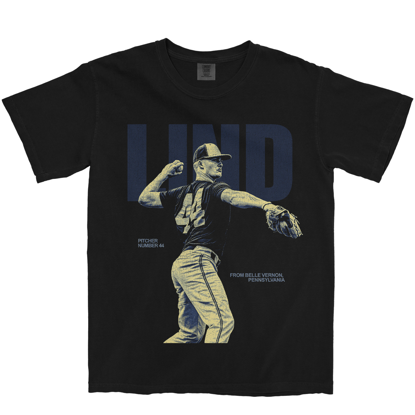 PARKER LIND VINTAGE BLACK TEE