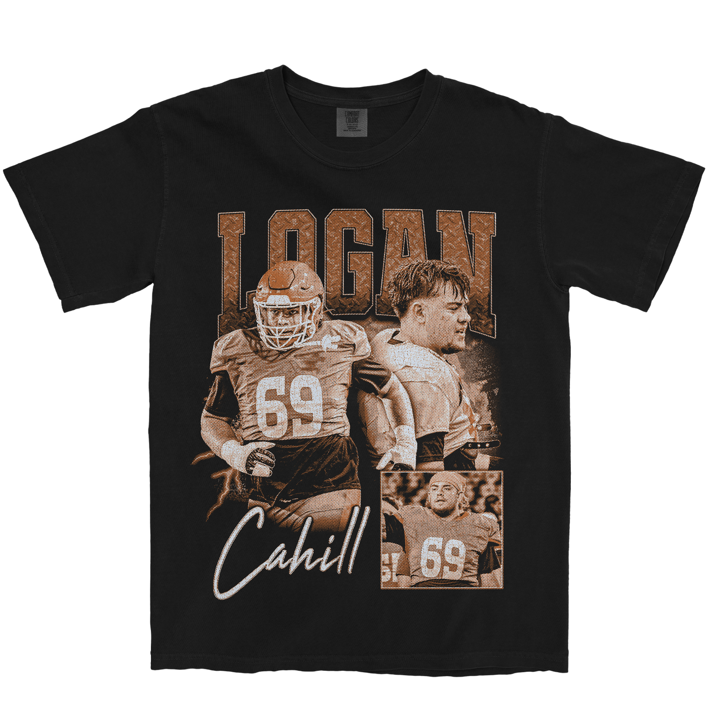 LOGAN CAHILL GRAPHIC BLACK TEE