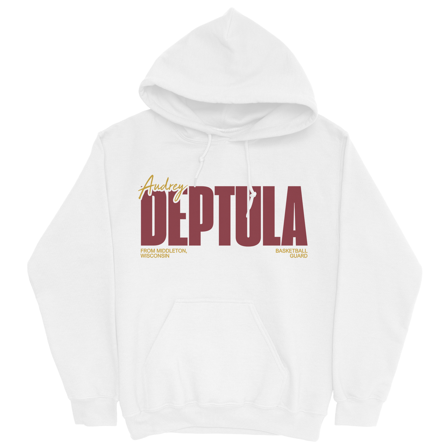 AUDREY DEPTULA CLASSIC WHITE HOODIE