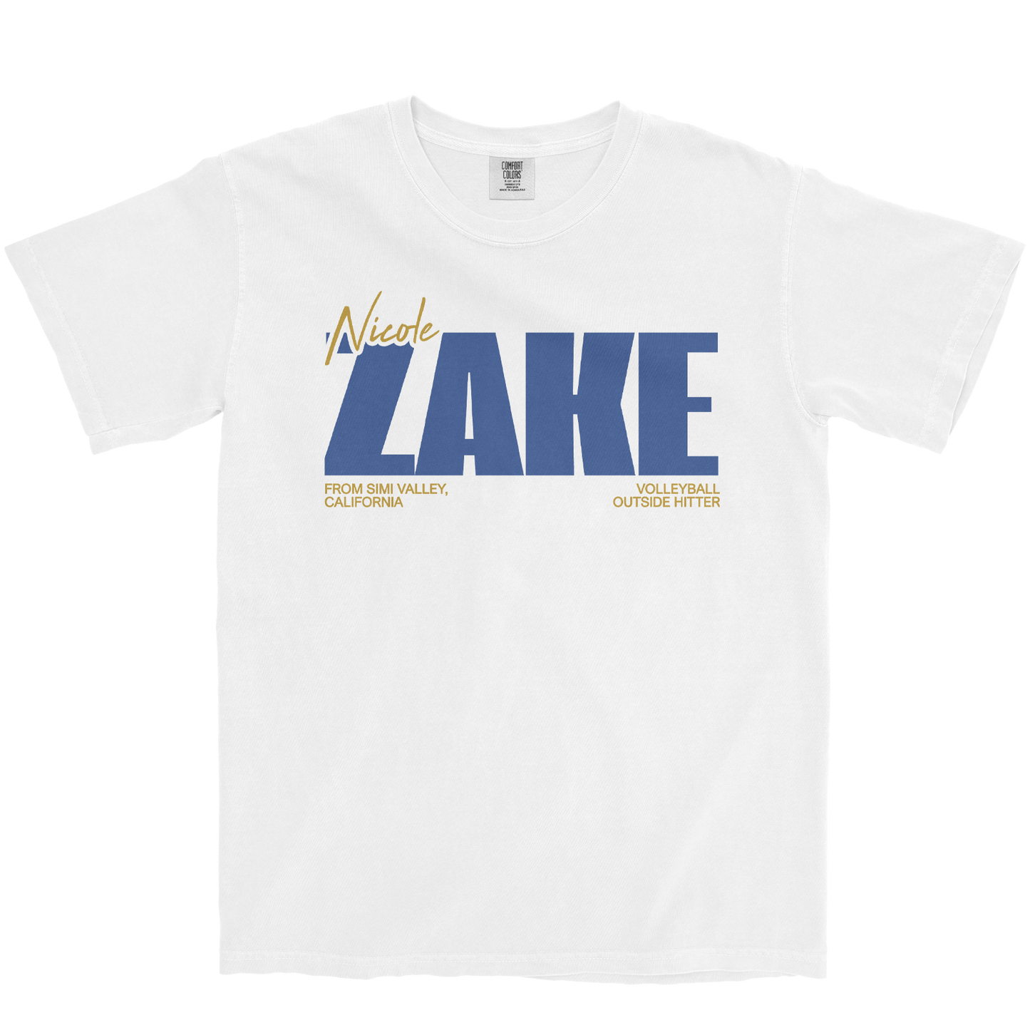NICOLE ZAKE CLASSIC WHITE TEE