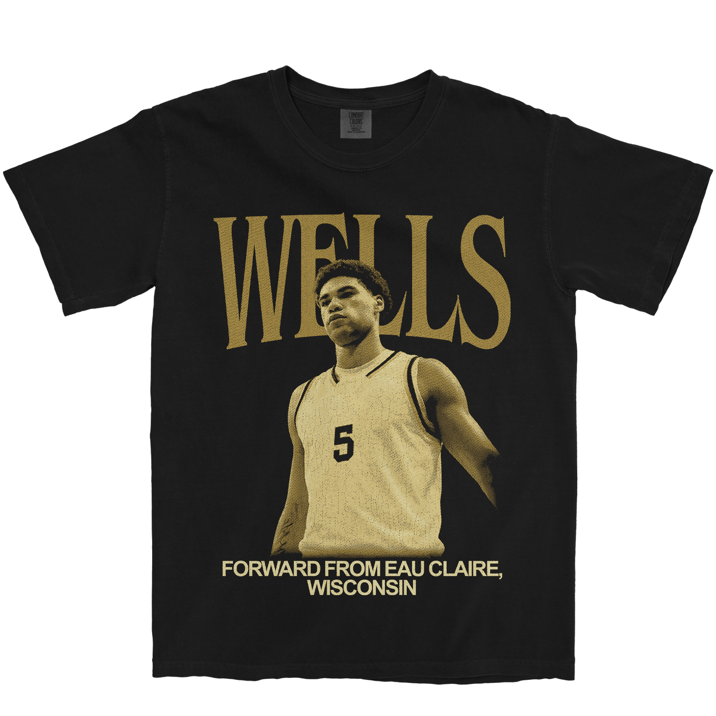 LJ WELLS VINTAGE BLACK TEE