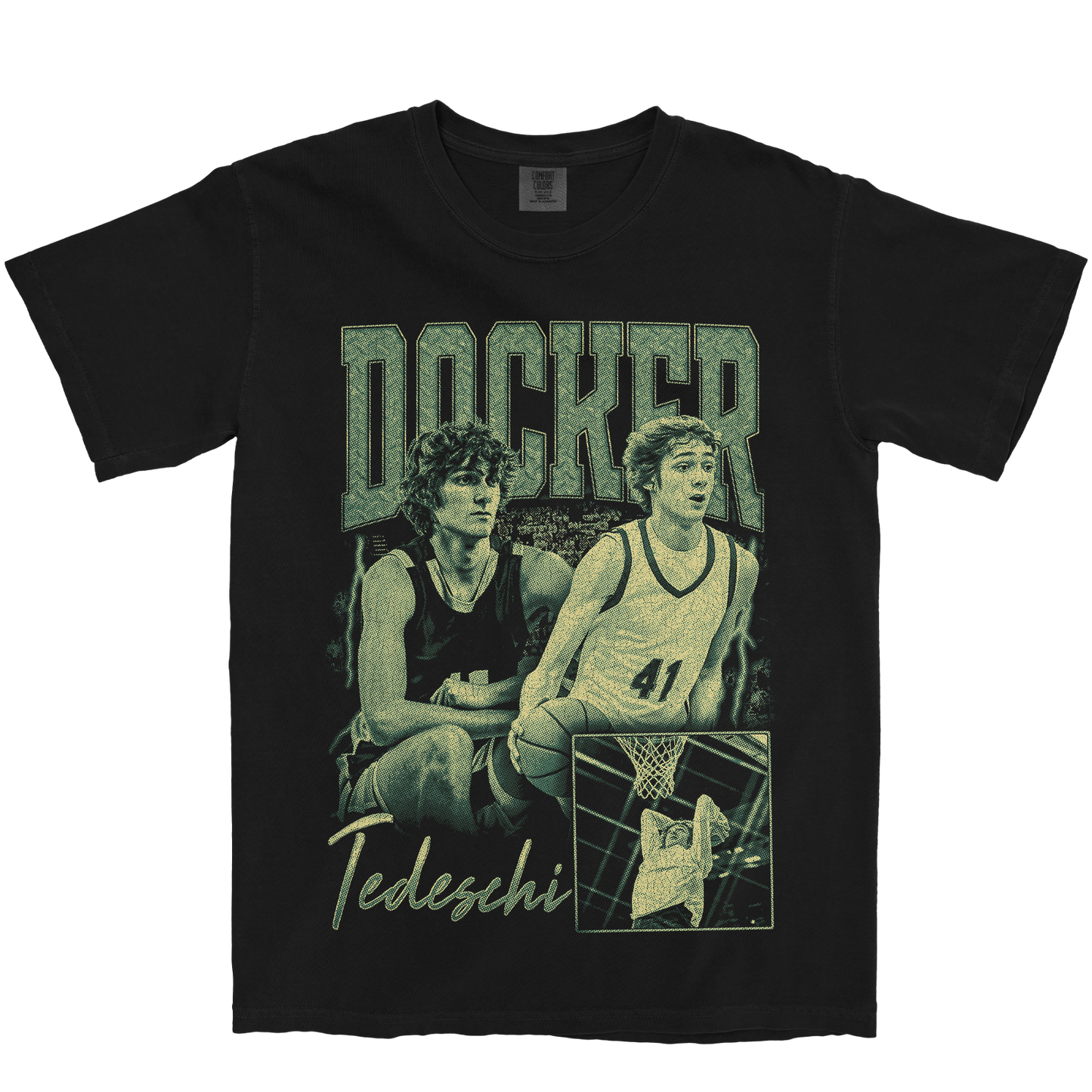DOCKER TEDESCHI GRAPHIC BLACK TEE