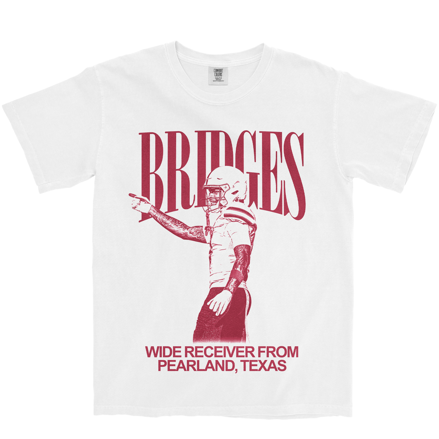 PATRICK BRIDGES VINTAGE WHITE TEE
