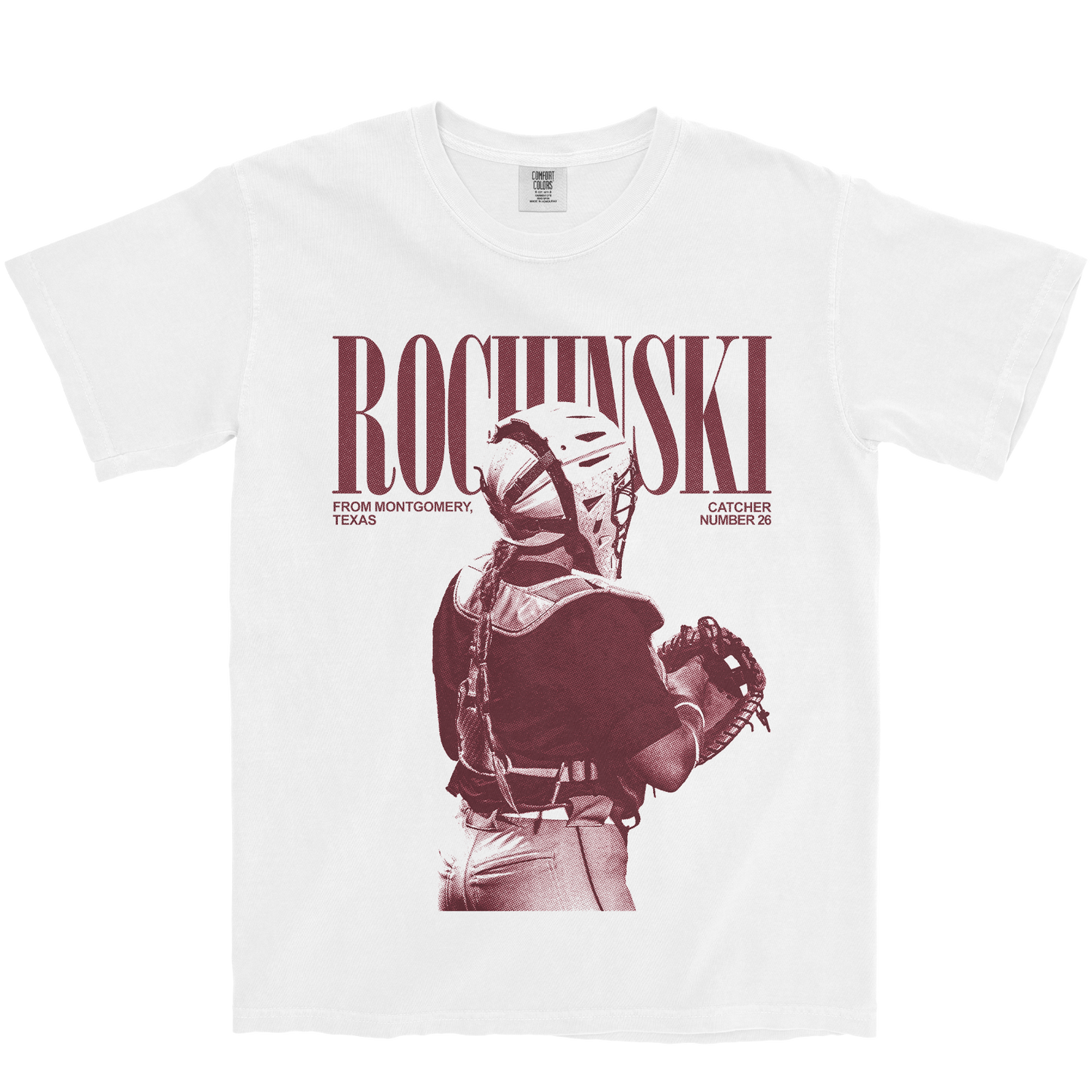 KALEE ROCHINSKI VINTAGE WHITE TEE