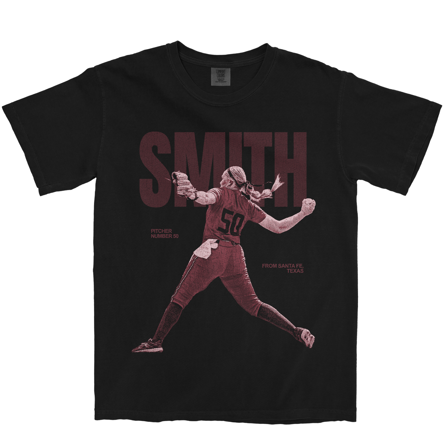 REAGAN SMITH VINTAGE BLACK TEE