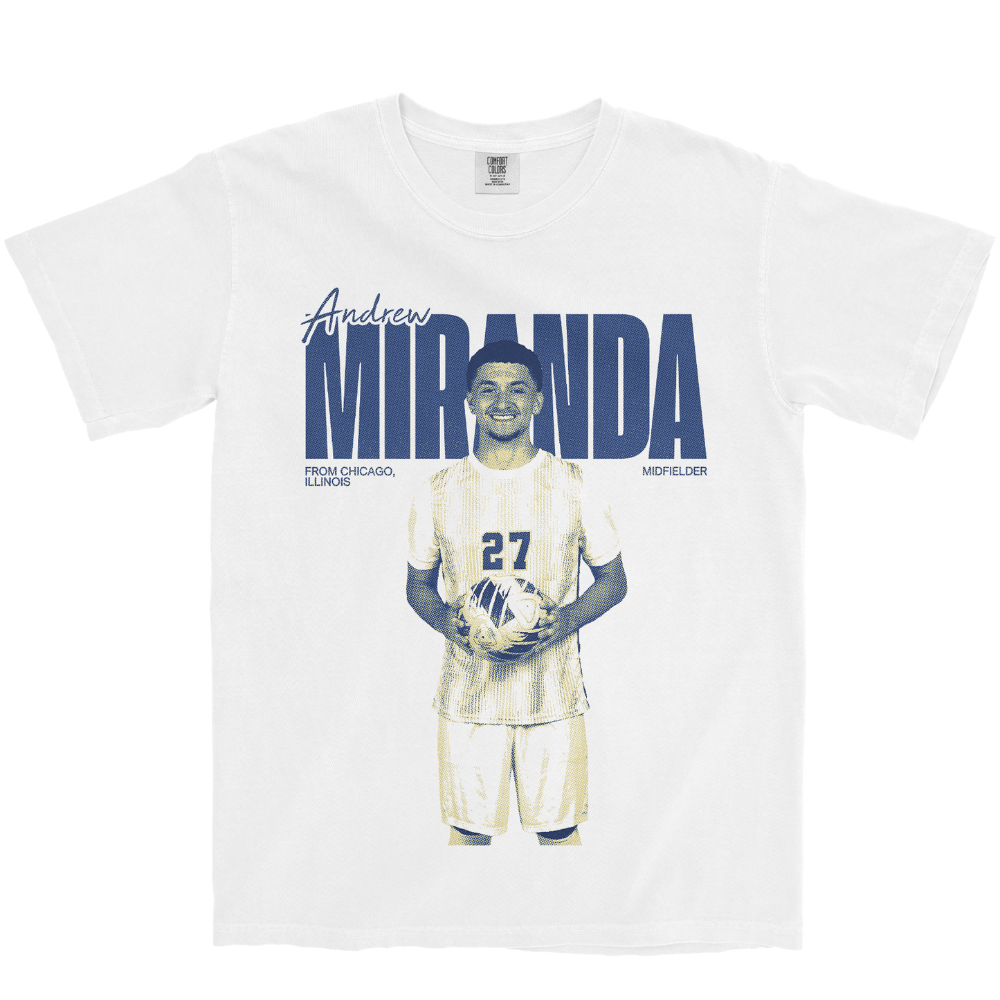 ANDREW MIRANDA VINTAGE WHITE TEE