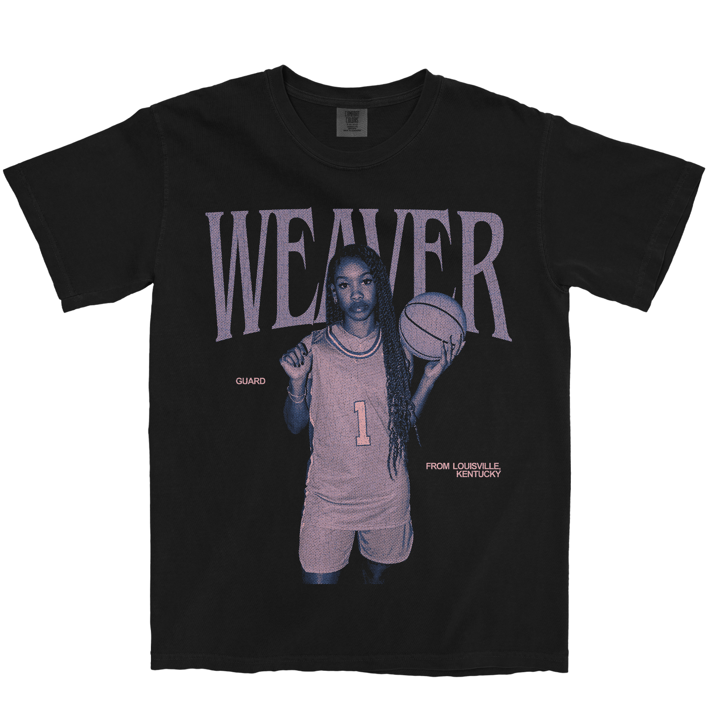 ALEXIA WEAVER VINTAGE BLACK TEE