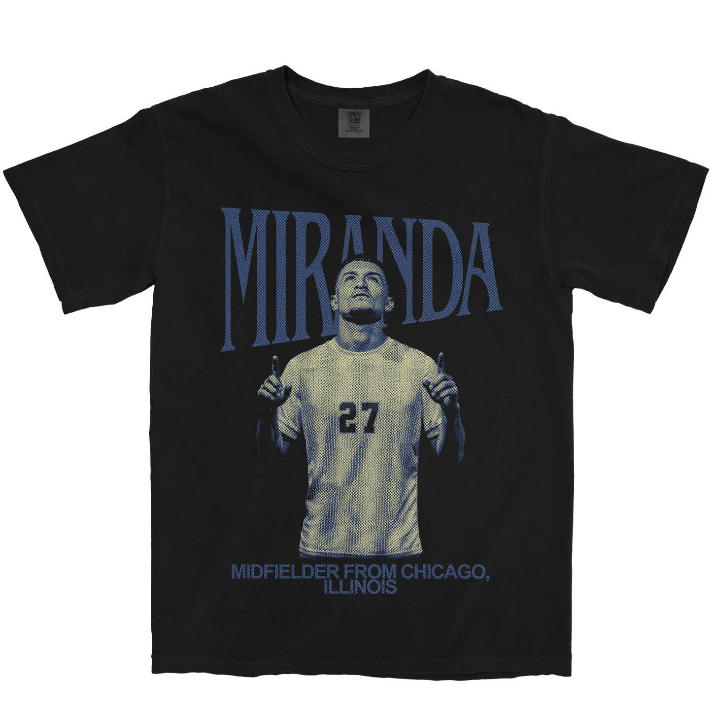 ANDREW MIRANDA VINTAGE BLACK TEE