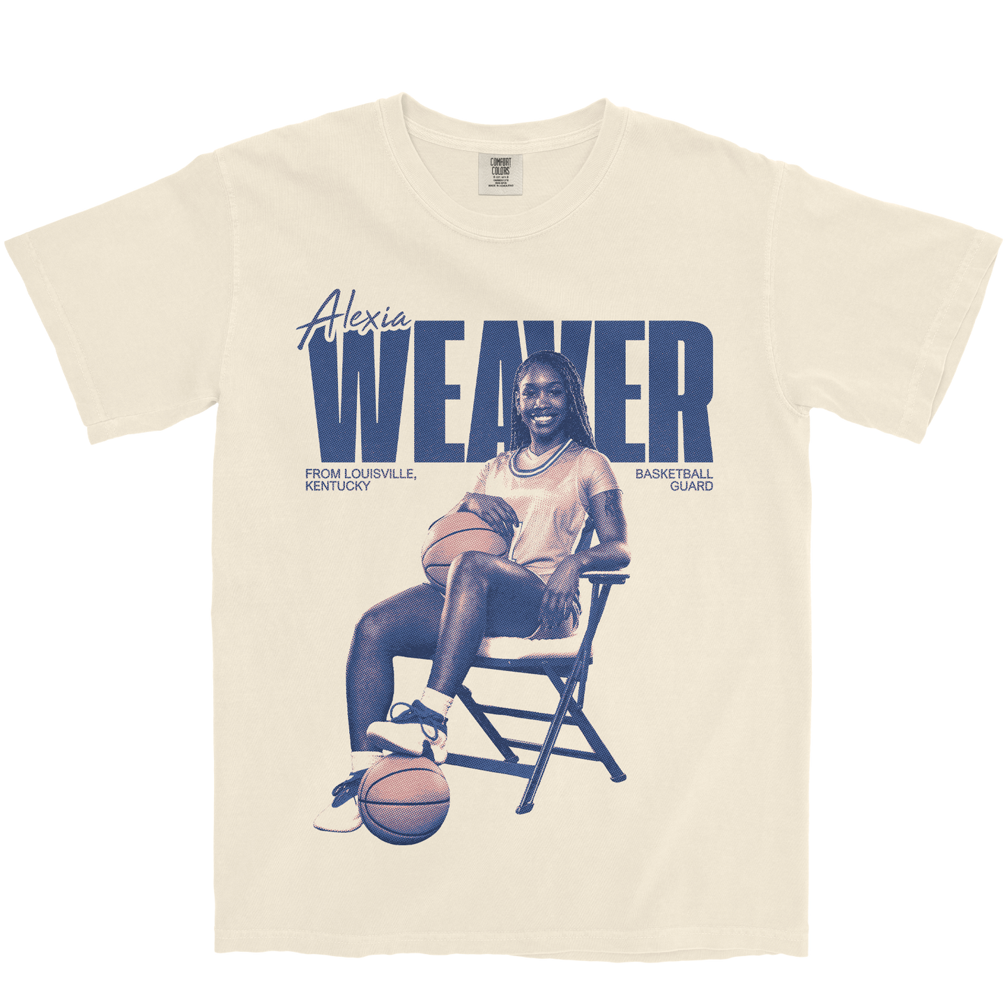 ALEXIA WEAVER VINTAGE IVORY TEE