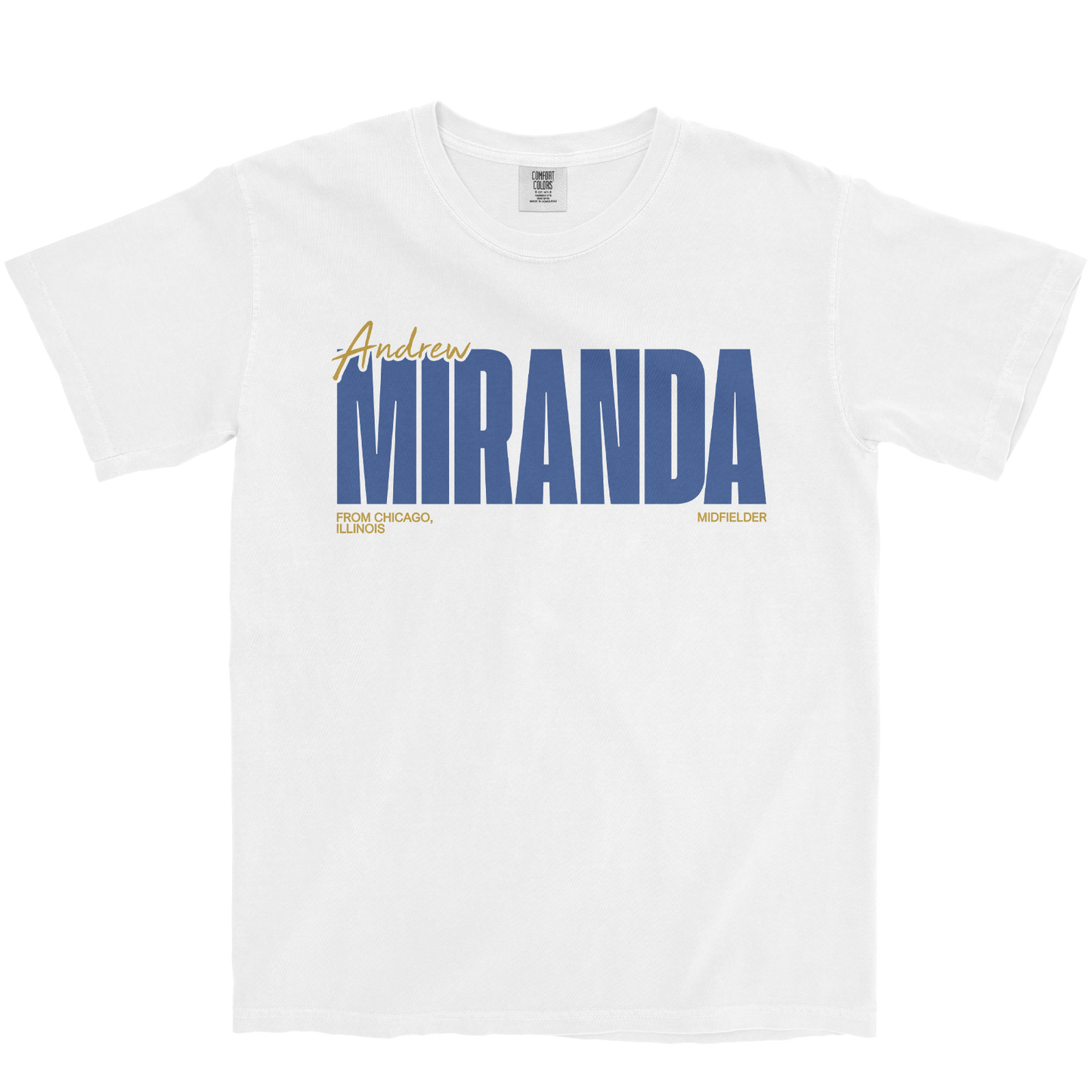 ANDREW MIRANDA CLASSIC WHITE TEE