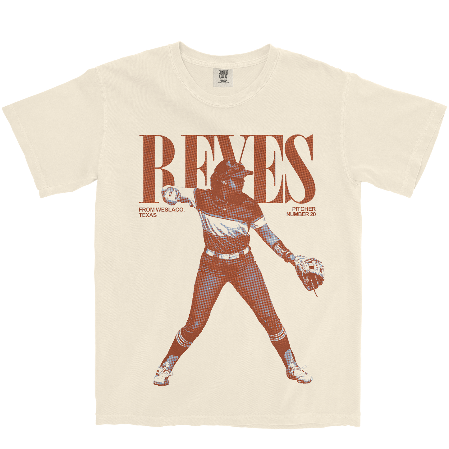 KATIA REYES VINTAGE IVORY TEE