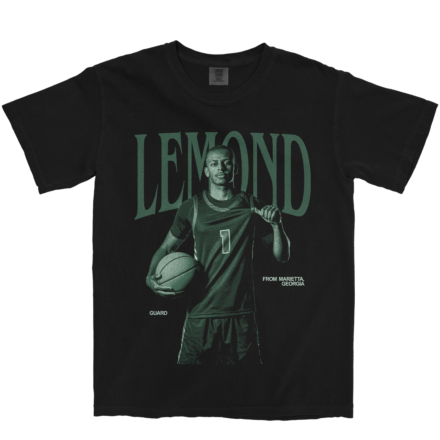 JAYDEN LEMOND VINTAGE BLACK TEE