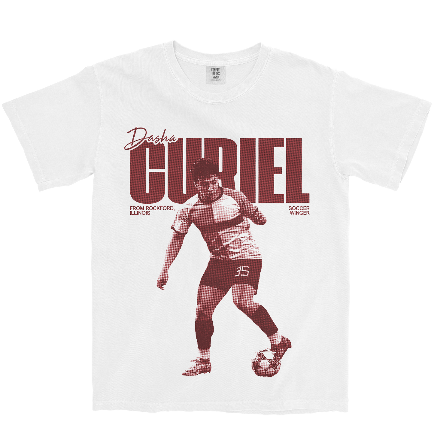 DASHA CURIEL VINTAGE WHITE TEE