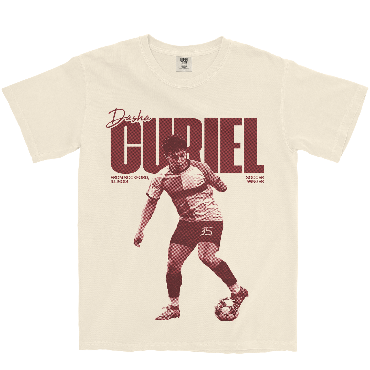 DASHA CURIEL VINTAGE IVORY TEE