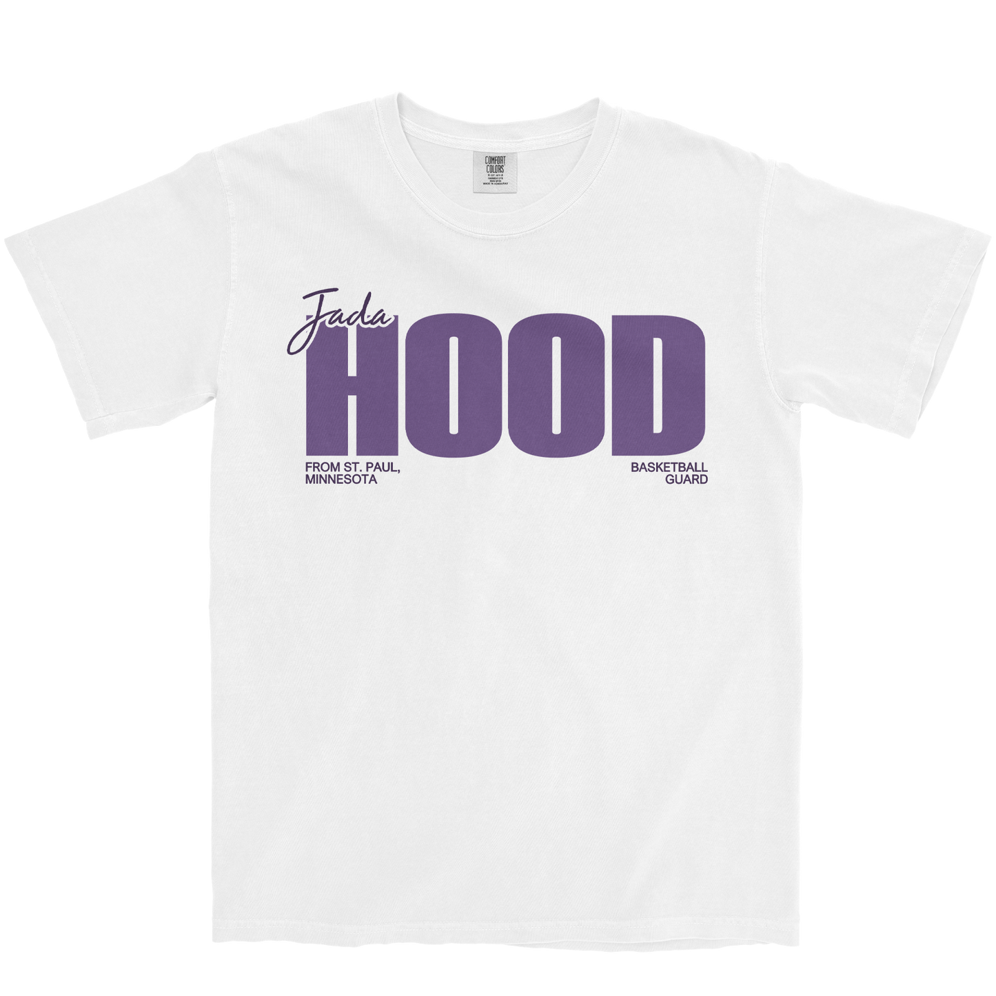 JADA HOOD CLASSIC WHITE TEE