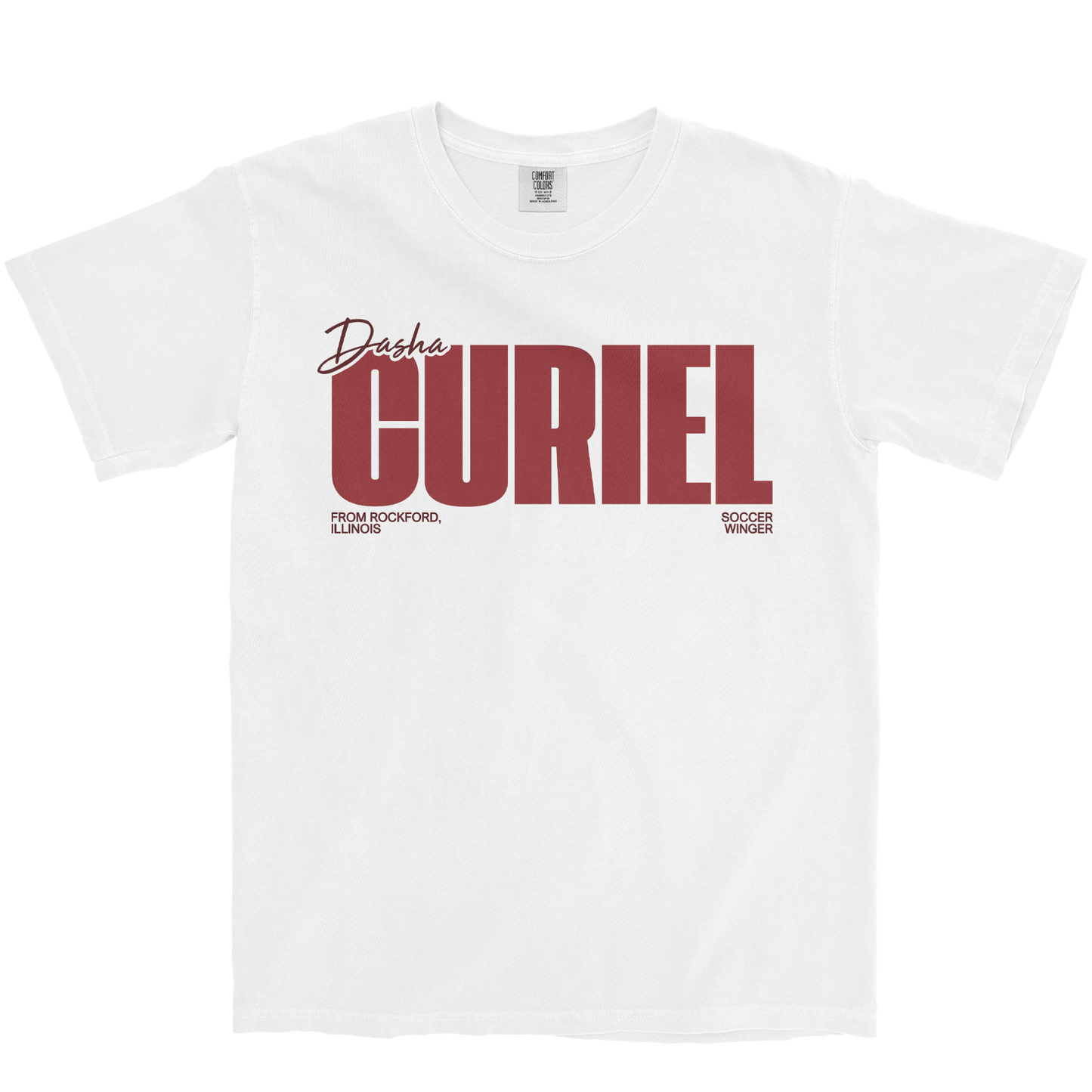 DASHA CURIEL CLASSIC WHITE TEE