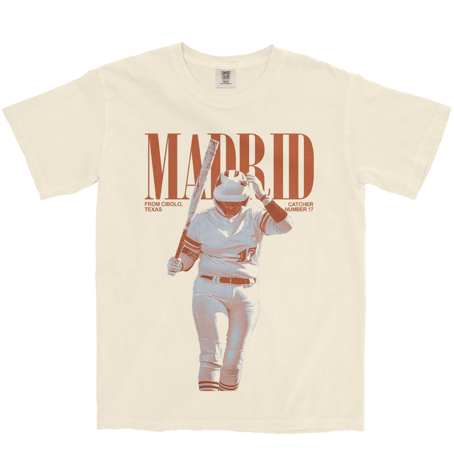 MAKAYLA MADRID VINTAGE IVORY TEE