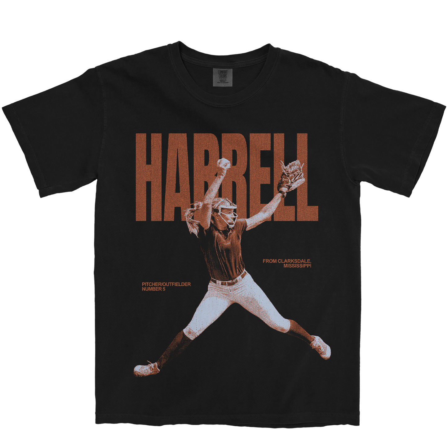 JETT HARRELL VINTAGE BLACK TEE