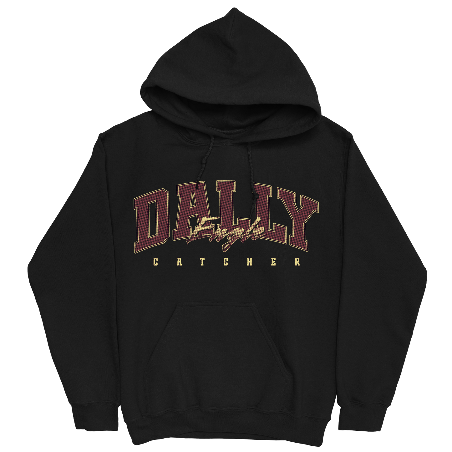 DALLY ENGLE RETRO BLACK HOODIE