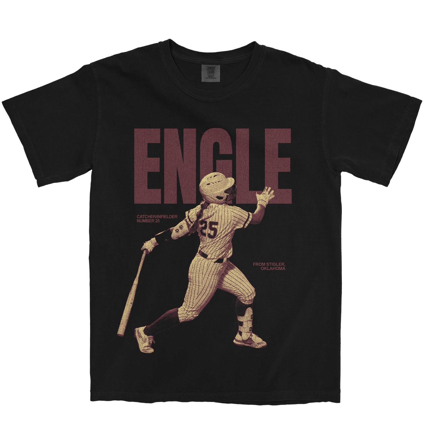 DALLY ENGLE VINTAGE BLACK TEE