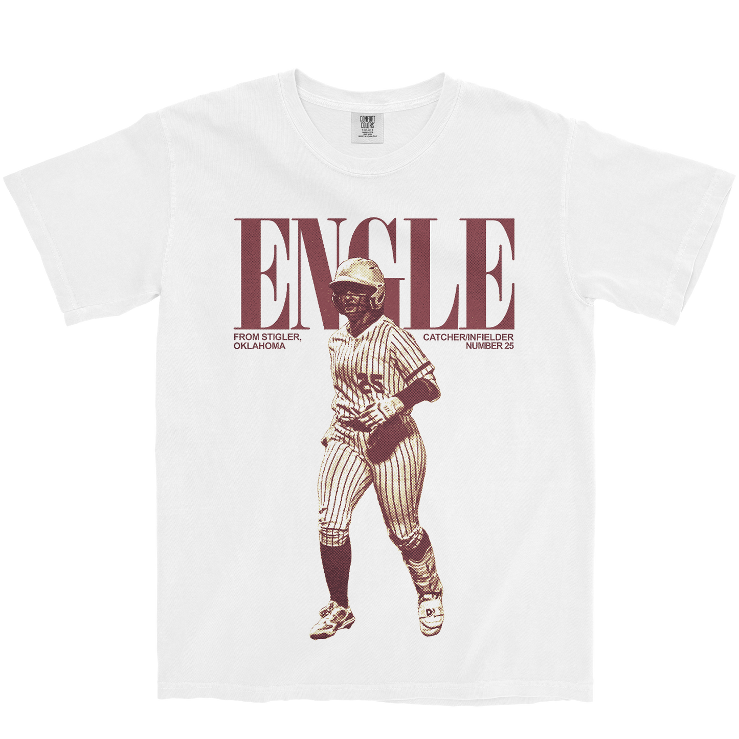 DALLY ENGLE VINTAGE WHITE TEE