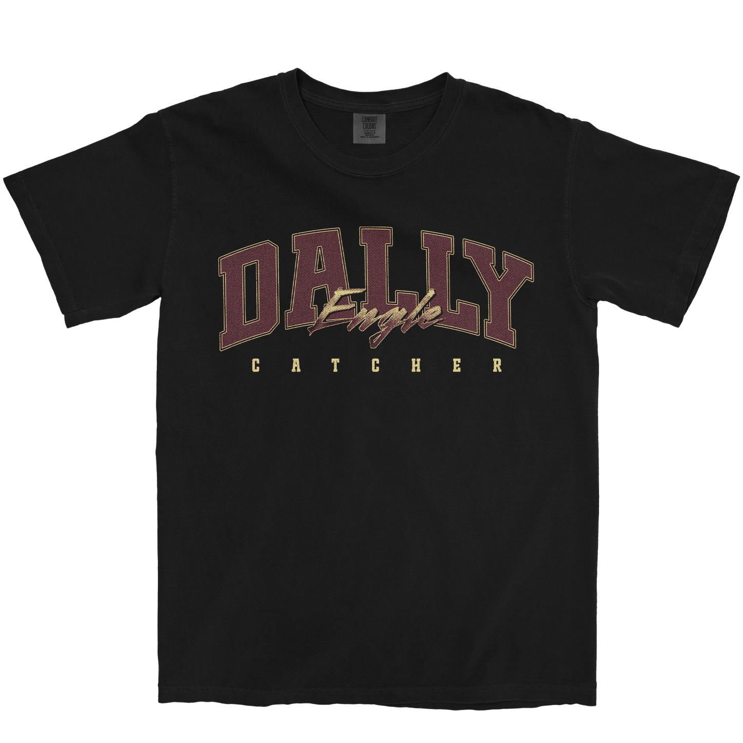 DALLY ENGLE RETRO BLACK TEE