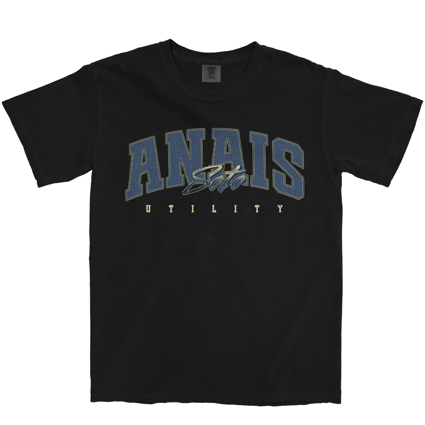 ANAIS SOTO RETRO BLACK TEE