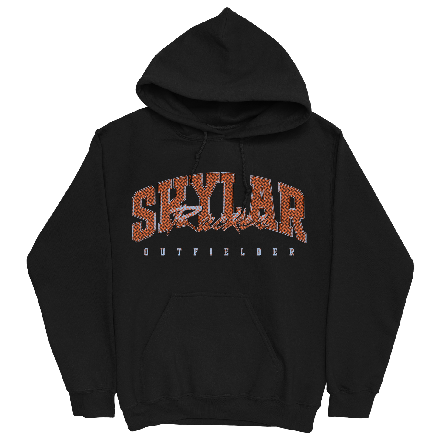 SKYLAR RUCKER RETRO BLACK HOODIE