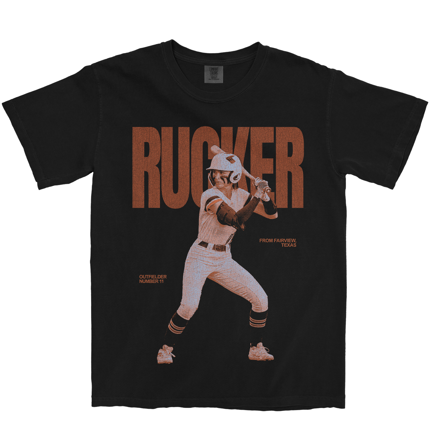 SKYLAR RUCKER VINTAGE BLACK TEE
