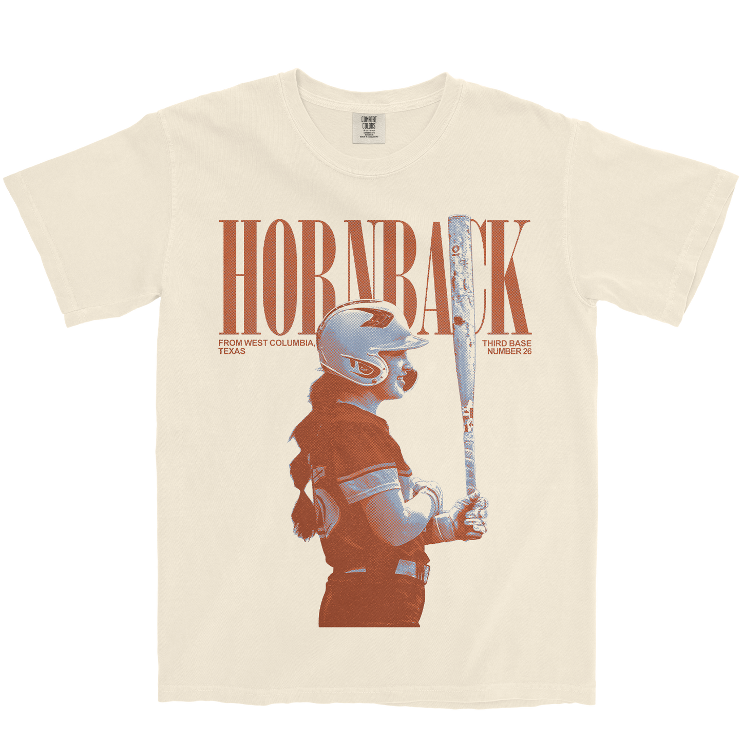 MADISON HORNBACK VINTAGE IVORY TEE