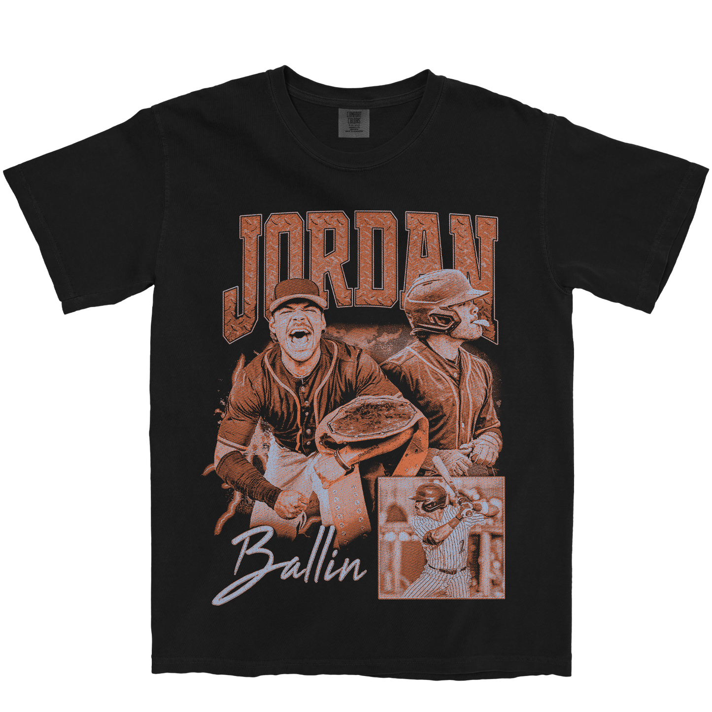JORDAN BALLIN GRAPHIC BLACK TEE
