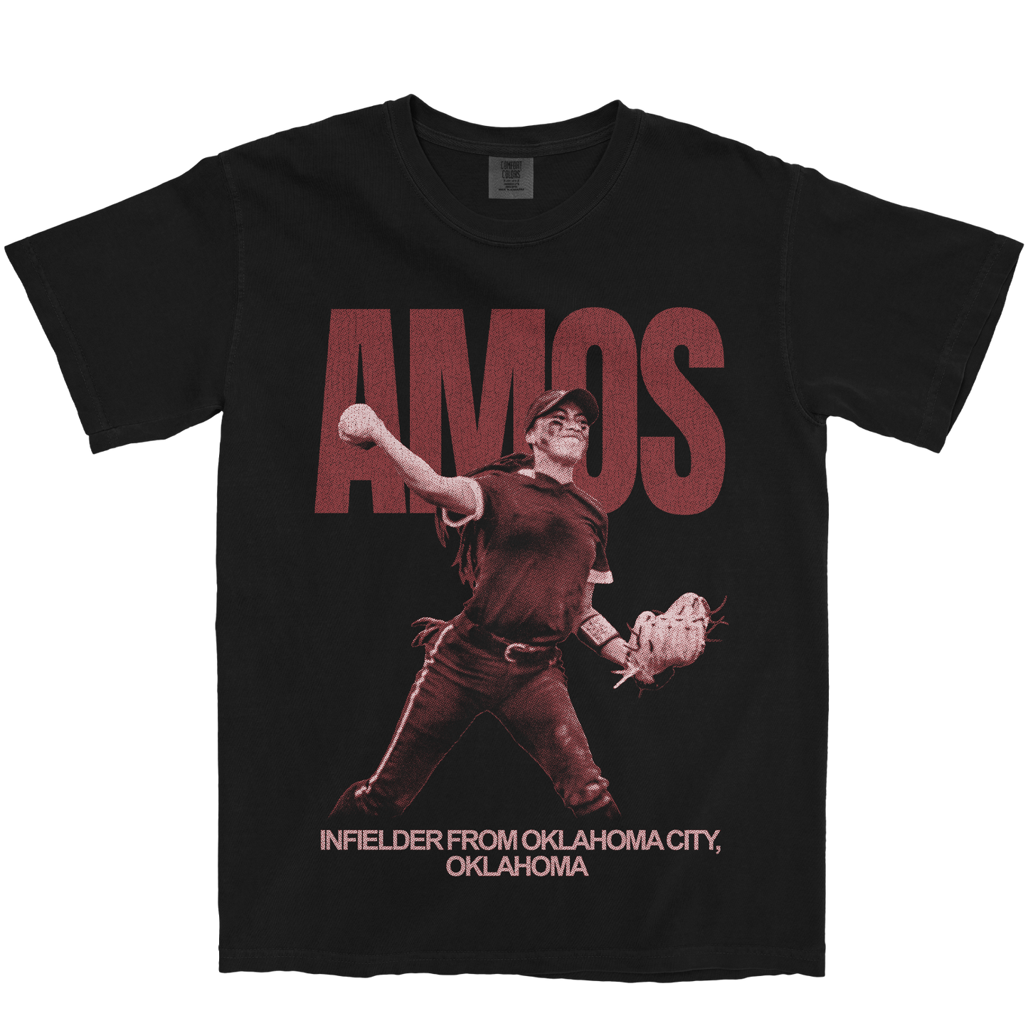 KALIE AMOS VINTAGE BLACK TEE