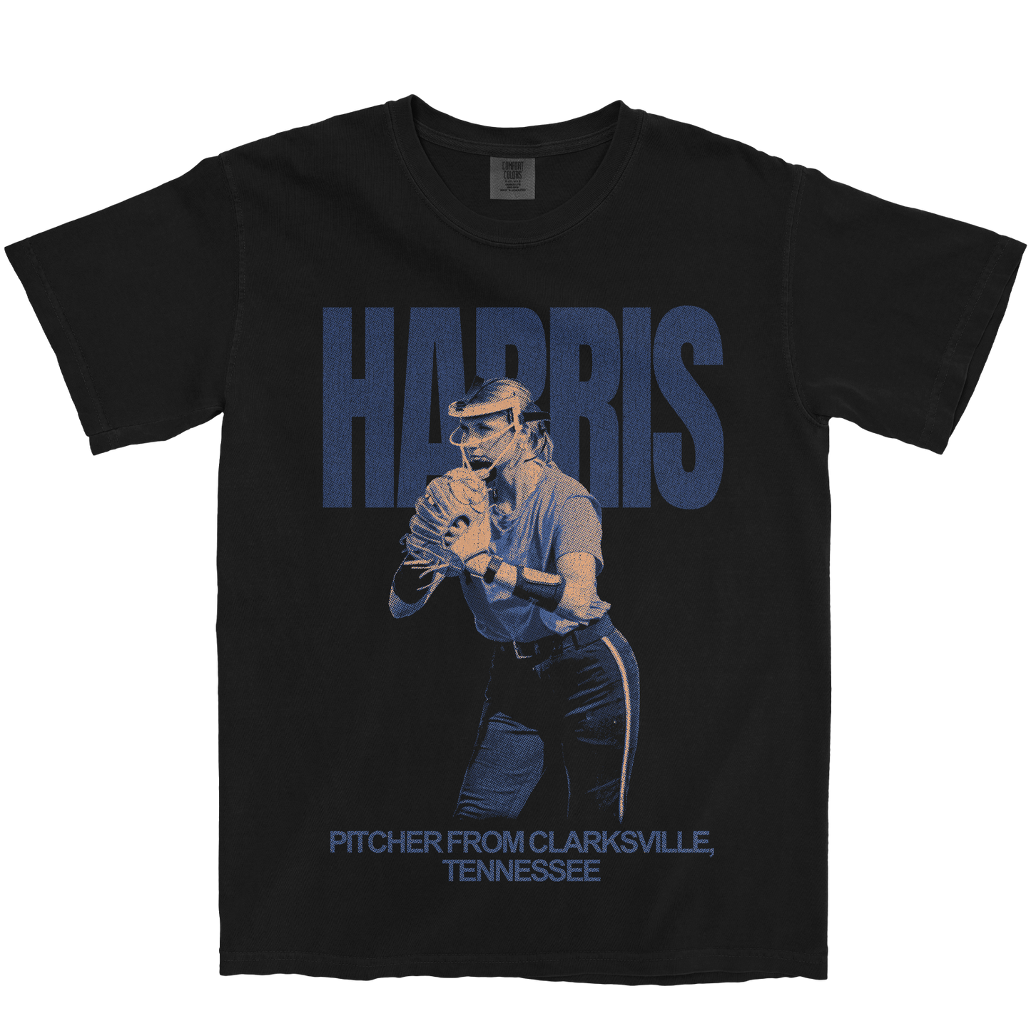 PAYTON HARRIS VINTAGE BLACK TEE
