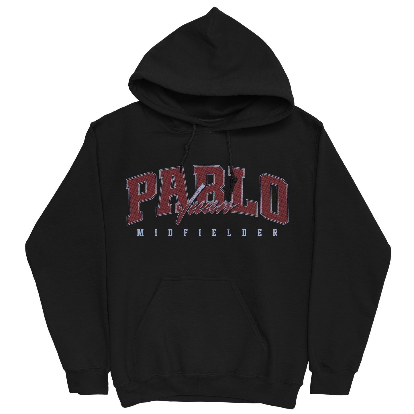 PABLO JUAN RETRO BLACK HOODIE