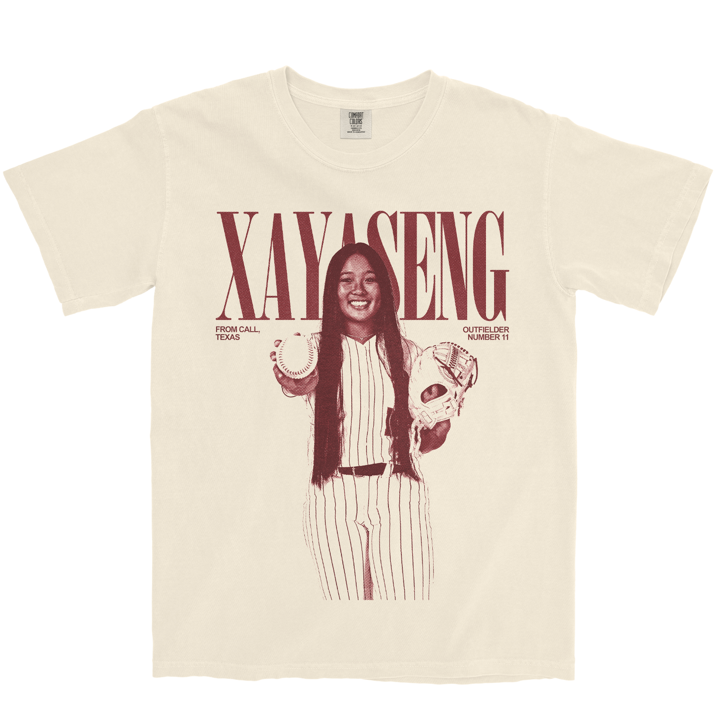 KALYN XAYASENG VINTAGE IVORY TEE
